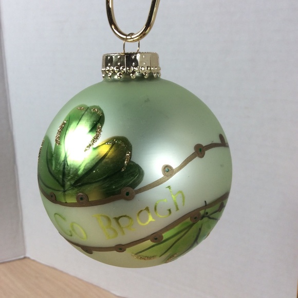 Kurt S Adler Kringle Glass Traditional Glass Ornaments Erin Go Brach Irish. - Picture 2 of 9